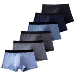 Lot de 6 Boxers Homme – Confort et maintien au quotidien